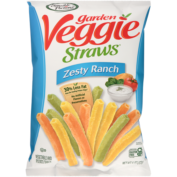 Sensible Portions Gluten Free Zesty Ranch Garden Veggie Straws