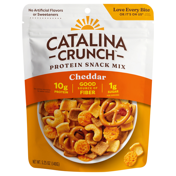 Catalina Crunch Keto Friendly Crunch Mix Cheddar Protein Snack