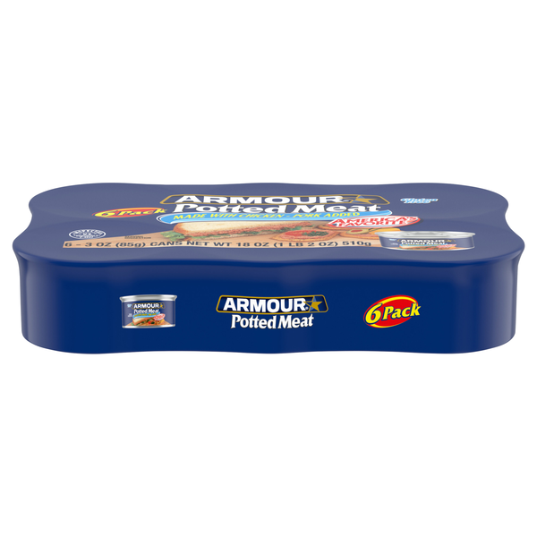 Armour Star Potted Meat - 6 ct
