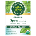 Traditional Medicinals Organic Caffeine Free Spearmint Herbal Tea Bags