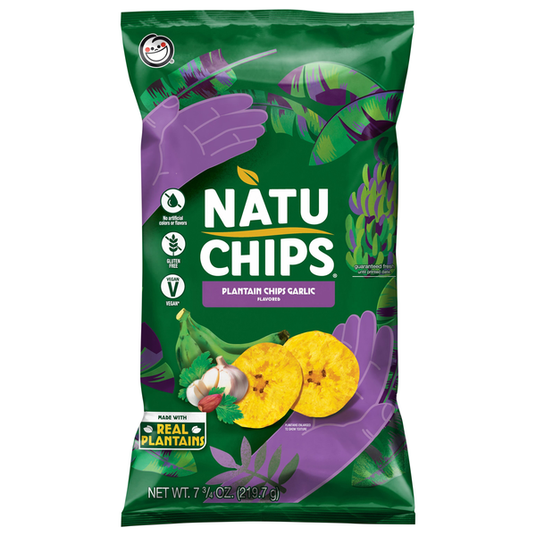 NatuChips Garlic Plantain Chips