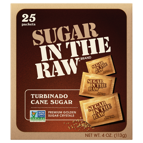 Sugar In The Raw Turbinado Cane Sugar Packets
