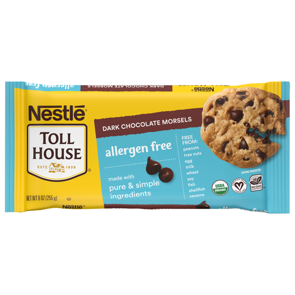 Nestle Toll House Organic Allergen Free Dark Chocolate Morsels