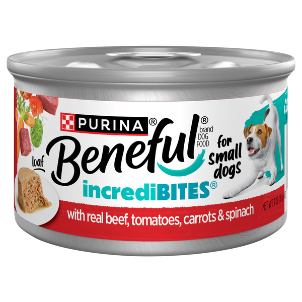 Purina Beneful IncrediBites Small Dogs Beef/Veggies Adult Wet Dog Food