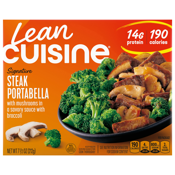 Lean Cuisine Signature Steak Portabella Frozen Meal