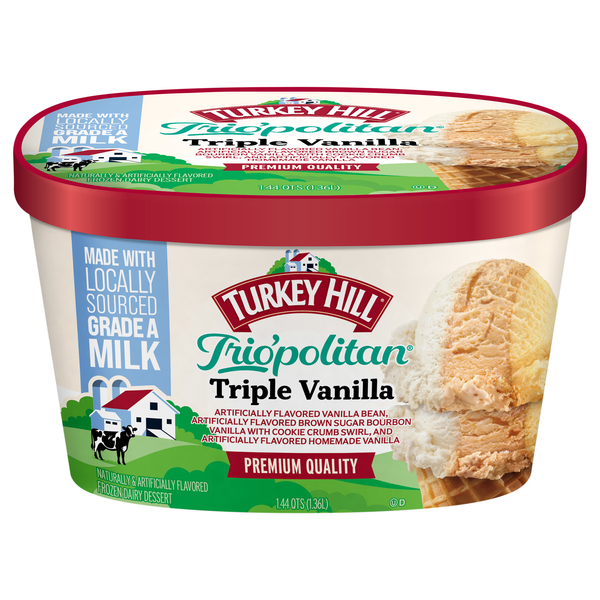 Turkey Hill Trio'politan Triple Vanilla Ice Cream