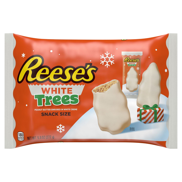 Save on Reese's Christmas Trees White Creme & Peanut Butter Cups Candy