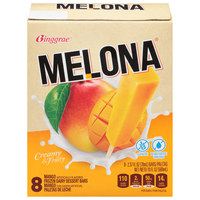 Melona Mango Frozen Dairy Dessert Bars - 8 ct