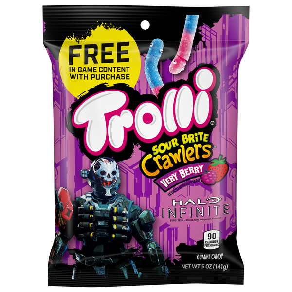 Save on Trolli Sour Brite Gummi Candy Crawlers Very Berry Order Online Delivery MARTIN'S