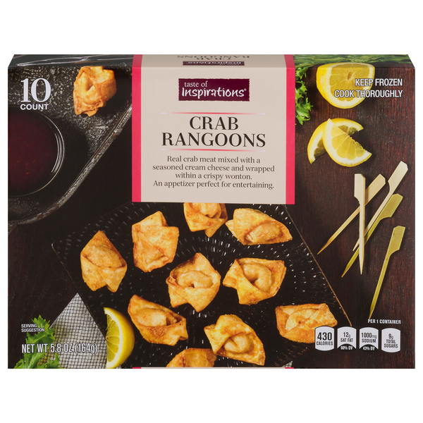 Taste of Inspirations Crab Rangoons - 10 ct Frozen