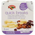 Hannaford Quick Breaks White Cheddar Cheese Sharp - 3 ct