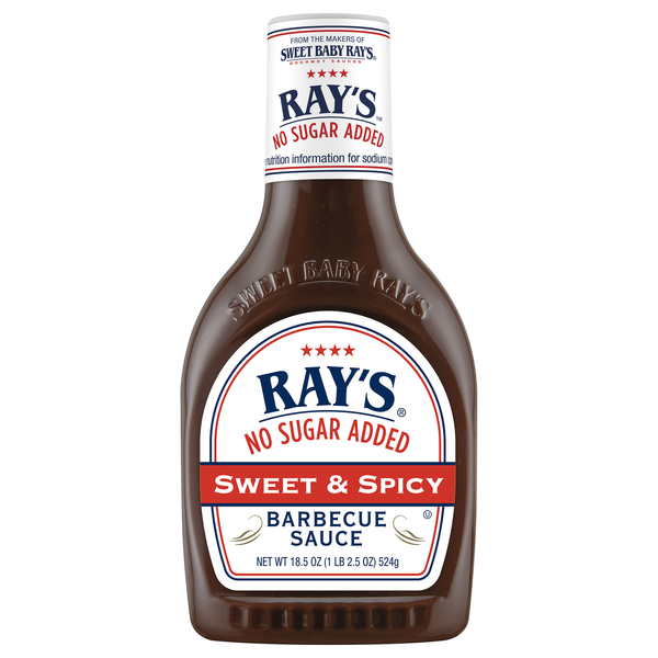 Sweet Baby Ray's No Sugar Added Sweet & Spicy Barbecue Sauce