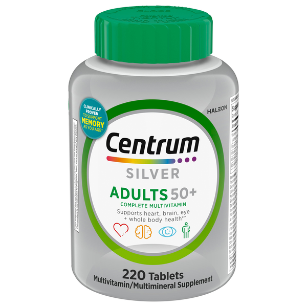 Centrum Silver Adults 50+ Multivitamin/Multimineral Tablets