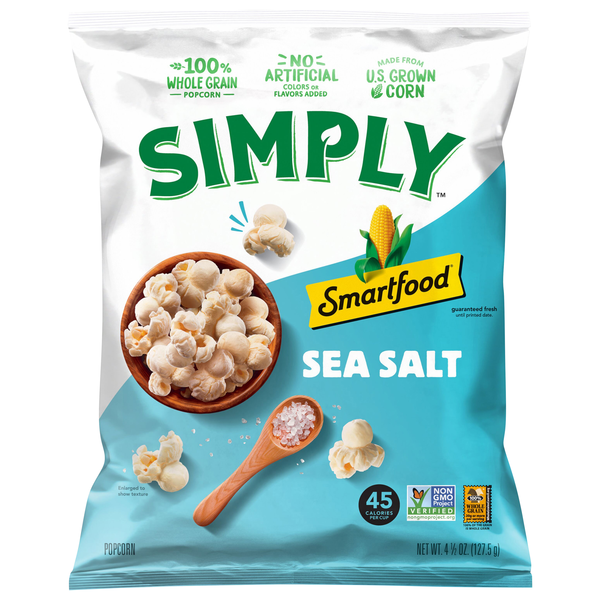 Simply Smartfood Popcorn Sea Salt