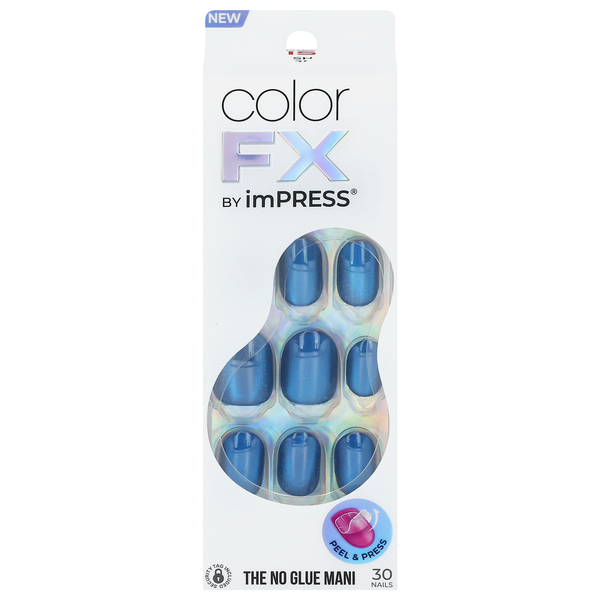 imPRESS Color FX No Glue Mani Press-On Nails Short Length Reconnect