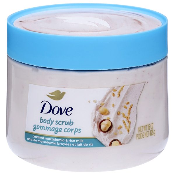 Dove Crushed Macadamia & Rice Milk Body Scrub