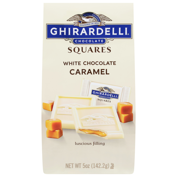 Ghirardelli Caramel White Chocolate Candy Squares