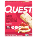 Quest Keto Friendly White Chocolate Raspberry 20g Protein Bars - 4 ct
