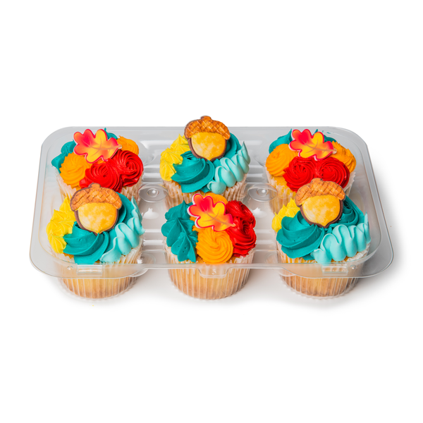 Stop & Shop Bakery Fall Chocolate Cupcakes w/Buttercream Icing