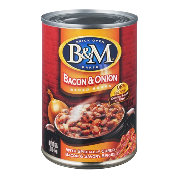 Save on B&M Baked Beans Bacon & Onion 98 Fat Free Order Online
