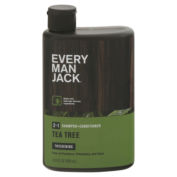 Save on Every Man Jack 2in1 Thickening Shampoo + Conditioner Tea Tree