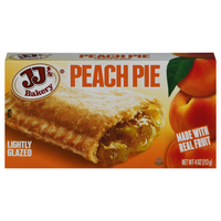 JJ's Bakery Lightly Glazed Peach Pie