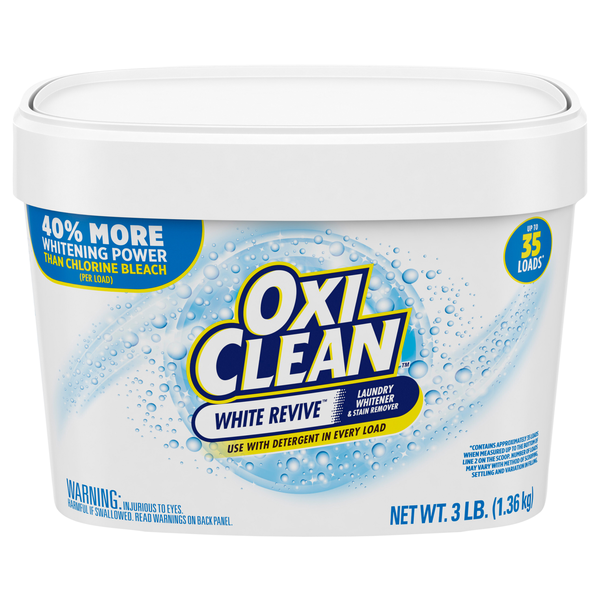 OxiClean White Revive Powder Laundry Whitener + Stain Remover