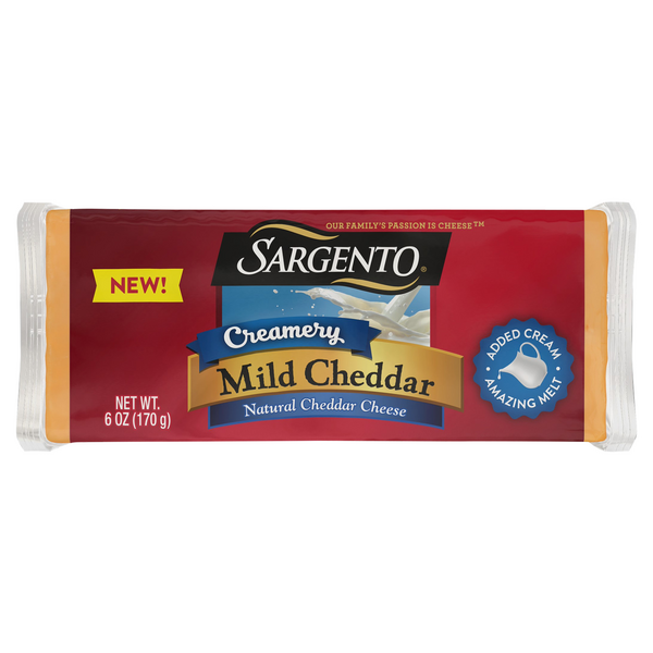 Save on Sargento Creamery Cheddar Cheese Mild Natural Order Online