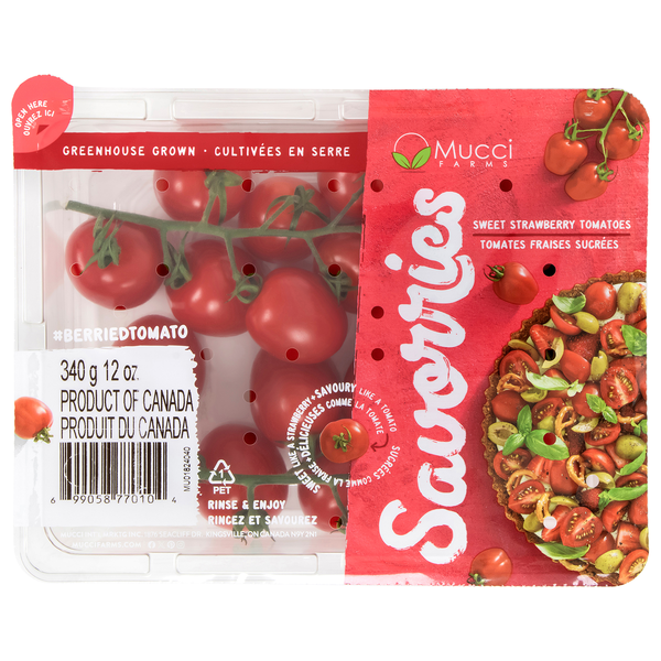 Mucci Farms Savorries Sweet Strawberry Tomatoes