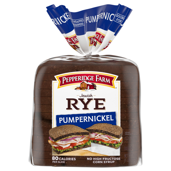 Pepperidge Farm Dark Pump Jewish Pumpernickel Sliced Bread