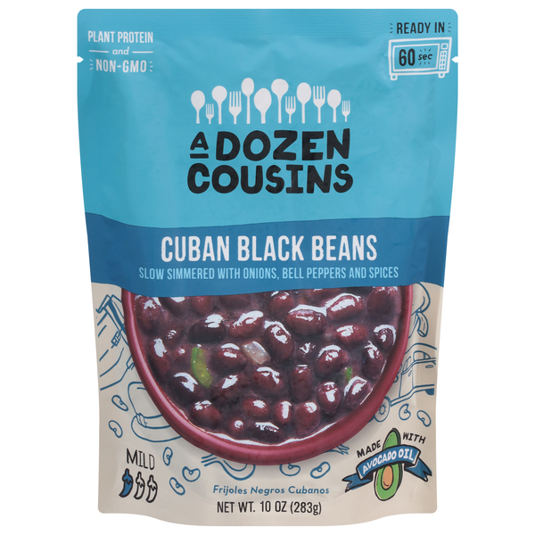 A Dozen Cousins Mild Cuban Black Beans Microwave