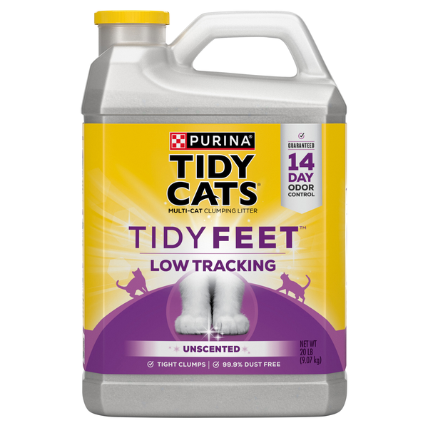 Tidy Cats Tidy Feet Low Tracking Unscented Cat Litter