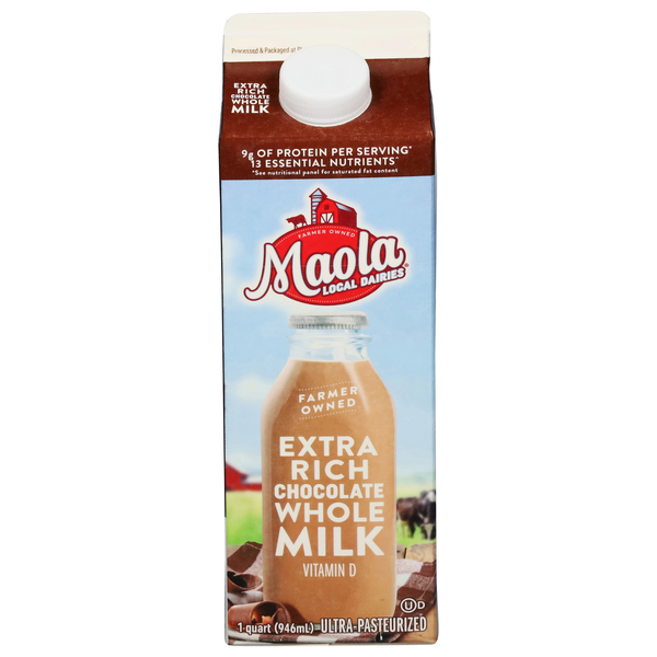 Save on Maola Extra Rich Chocolate Whole Milk Order Online
