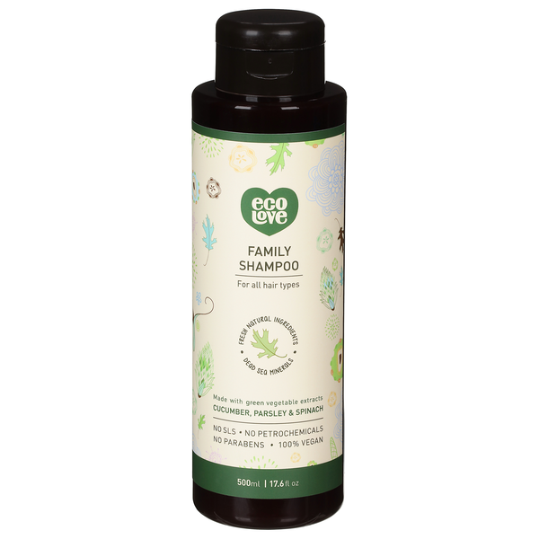 Eco Love Family Shampoo for All Hair Types