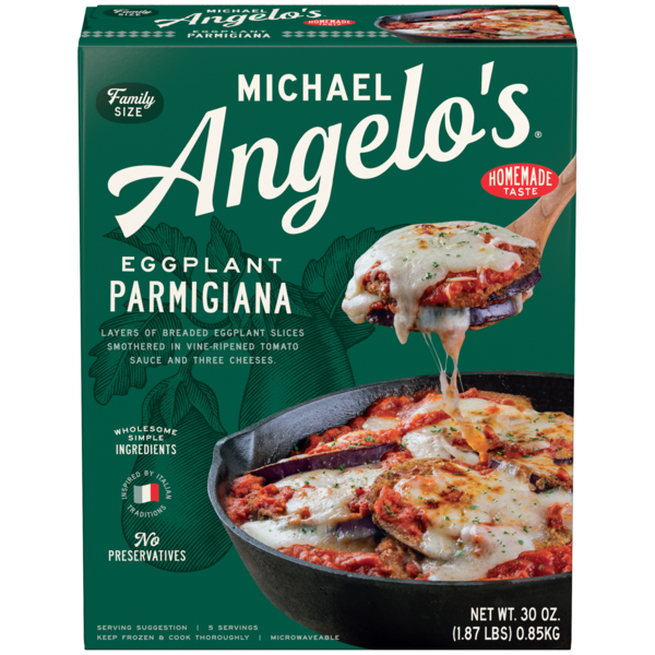 Michael Angelo's Eggplant Parmigiana Family Size Frozen Meal