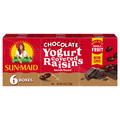 Sun-Maid Chocolate Yogurt Covered Raisins Boxes - 6 ct