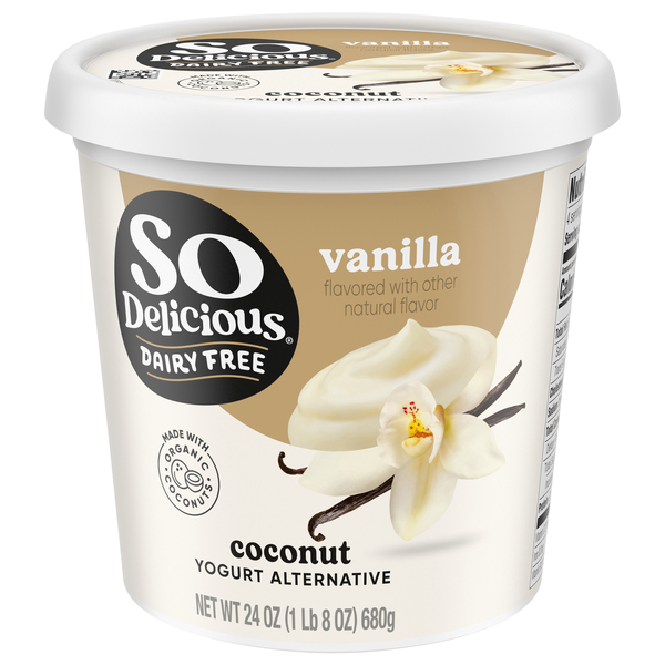 So Delicious Dairy Free Vegan Vanilla Coconutmilk Yogurt Alternative