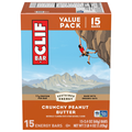 CLIF Crunchy Peanut Butter Protein Energy Bars - 15 ct