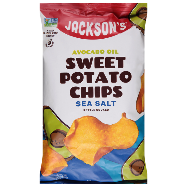 Jackson's Avocado Oil Sea Salt Kettle Cooked Sweet Potato Chips