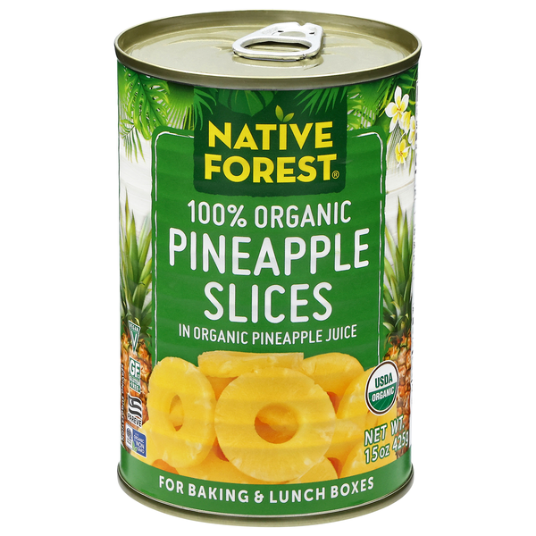Native Forest Organic Pineapple Slices in Juice