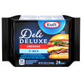 Kraft Deli Deluxe Reduced Fat Yellow American Cheese Slices - 24 ct