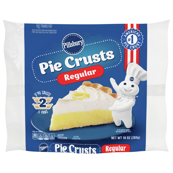 Pillsbury Regular Pie Crusts 9 Inch - 2 ct Frozen