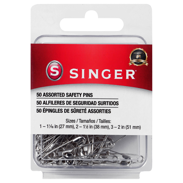 Singer Safety Pins Steel Assorted Sizes
