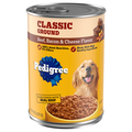 PEDIGREE Chopped Ground Dinner Beef Bacon & Cheese Flavor Wet Dog Food