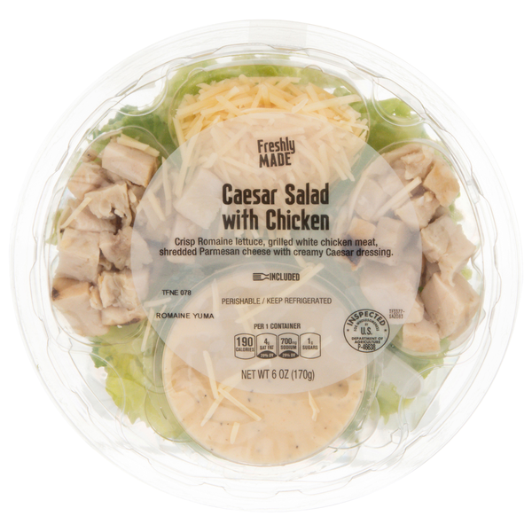 Hannaford Caesar Salad with Chicken