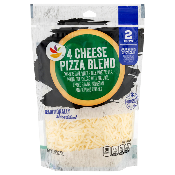 Stop & Shop Tradionally Shredded 4 Cheese Pizza Blend