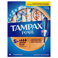 Tampax Pearl Unscented Super Plus Tampons