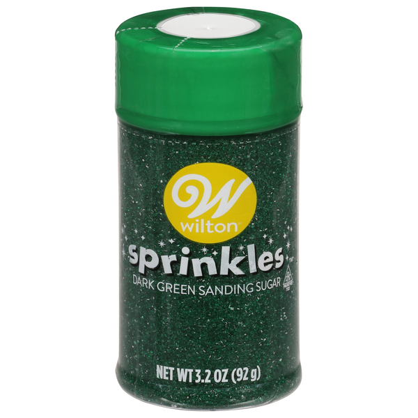 Wilton Dark Green Sanding Sugar Sprinkles