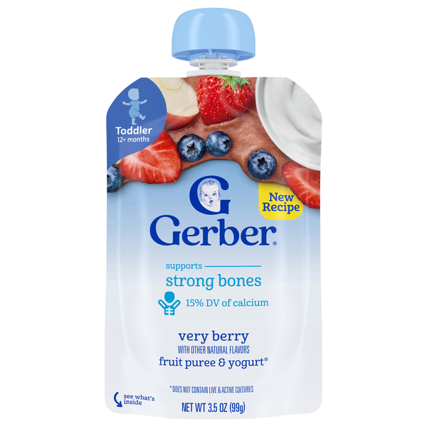 Gerber Snacks Toddler Very Berry Fruit & Yogurt