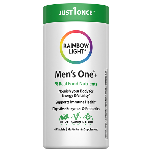 Rainbow Light Men's Vegetarian Gluten Free One Daily Multivitamin Tablets